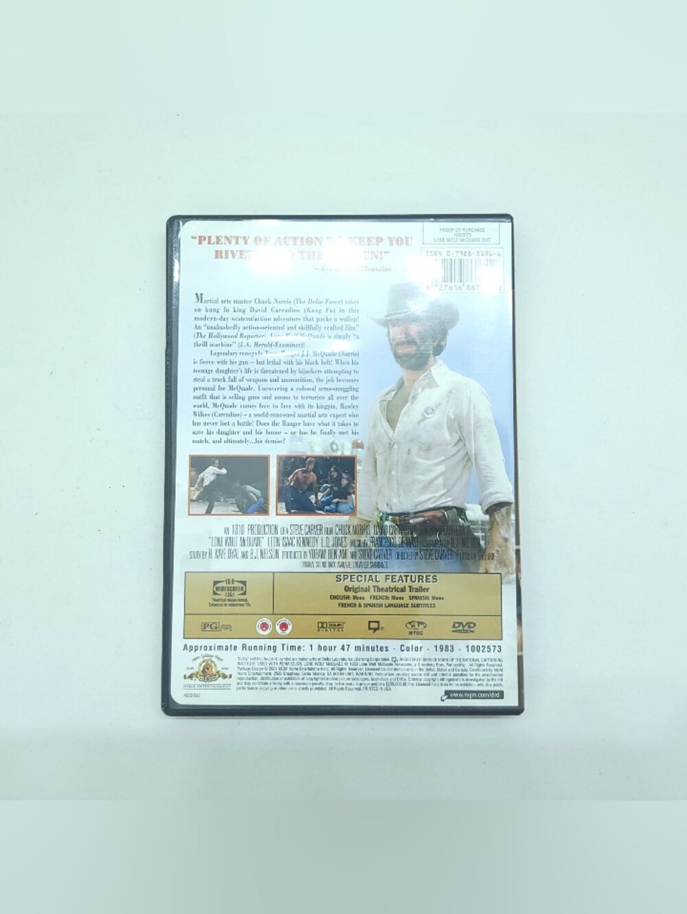 Lone Wolf McQuade Chuck Norris David Carradine DVD 2001 - Picture 3 of 5
